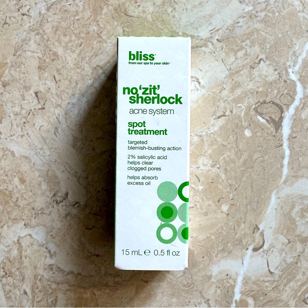 Bliss No Zit Sherlock Spot Treatment NIB